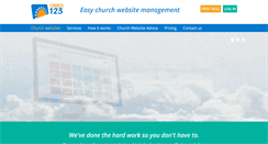 Desktop Screenshot of church123.com